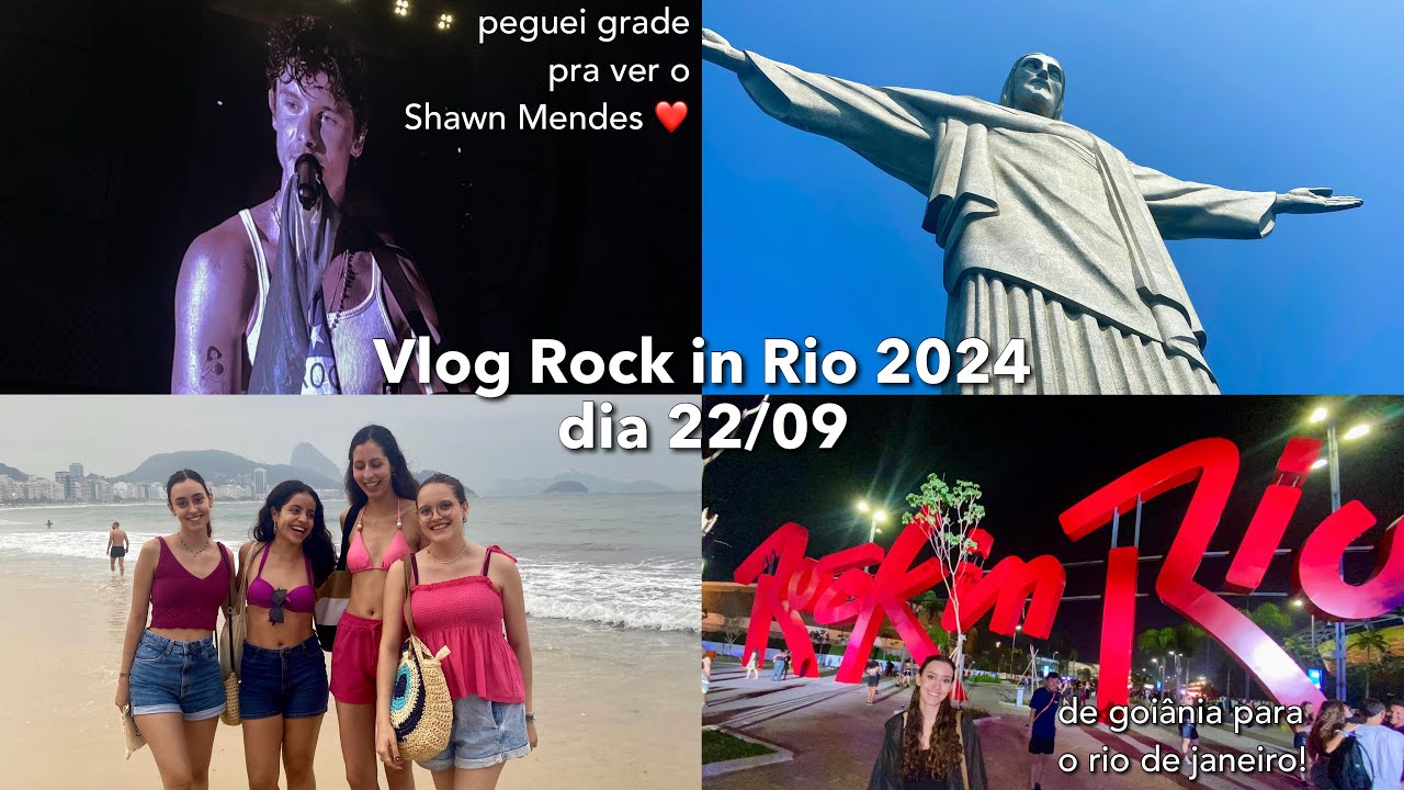 Vlog Rock in Rio 2024 (dia 22/09) - Shawn Mendes