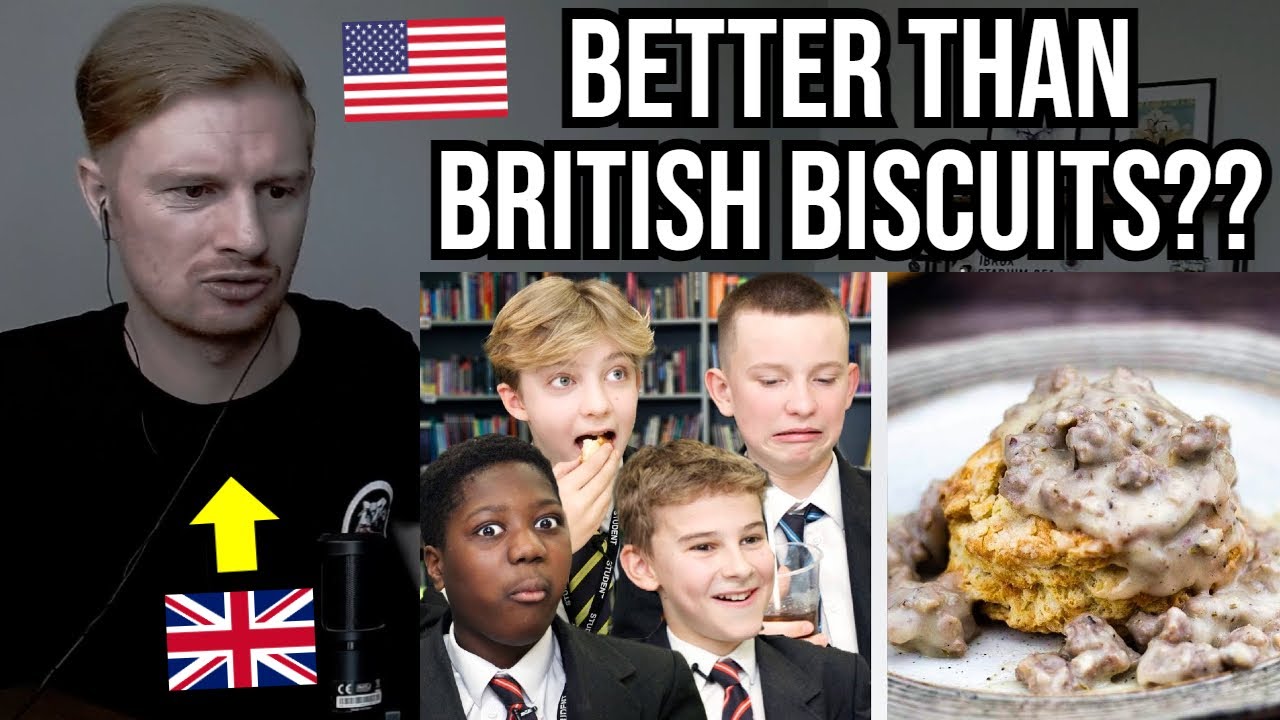 Reaction To British Highschoolers Try Biscuits and Gravy for the First Time!