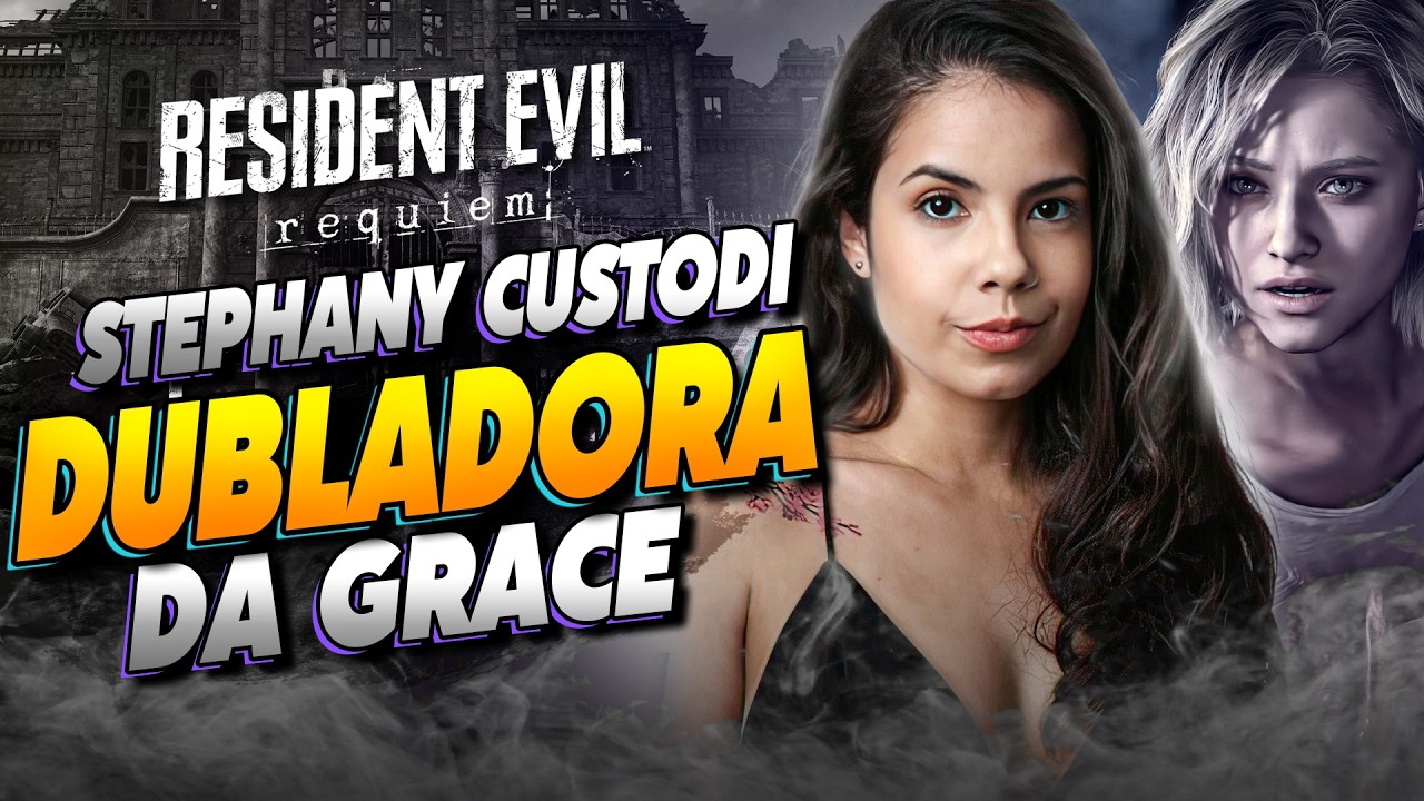 TUDO sobre a DUBLAGEM da GRACE em Resident Evil Requem com STEPHANY CUSTODI