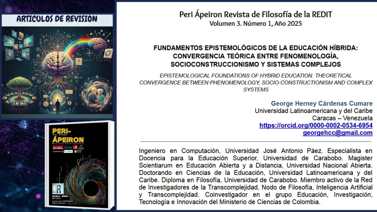 EDUCACIÓN HÍBRIDA Y FUNDAMENTOS FILOSÓFICOS