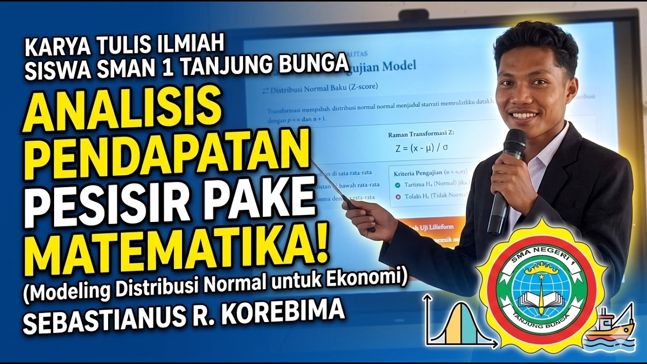 Keren! Analisis Pendapatan Warga Pesisir Pakai Ilmu Statistik | Ujian KTI SMAN 1 Tanjung Bunga