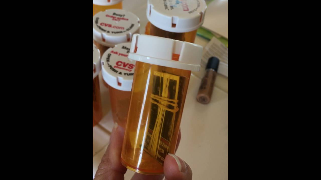 Reuse /Repurpose pill bottles