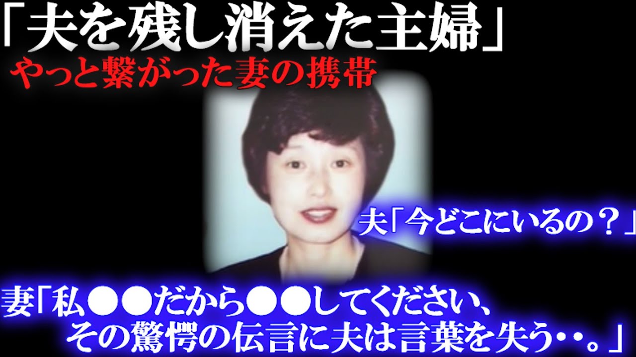 「失踪後、妻からの不可解な電話。」20年後、ある物が見つかり事件が・・。【ゆっくり解説・2本立て】