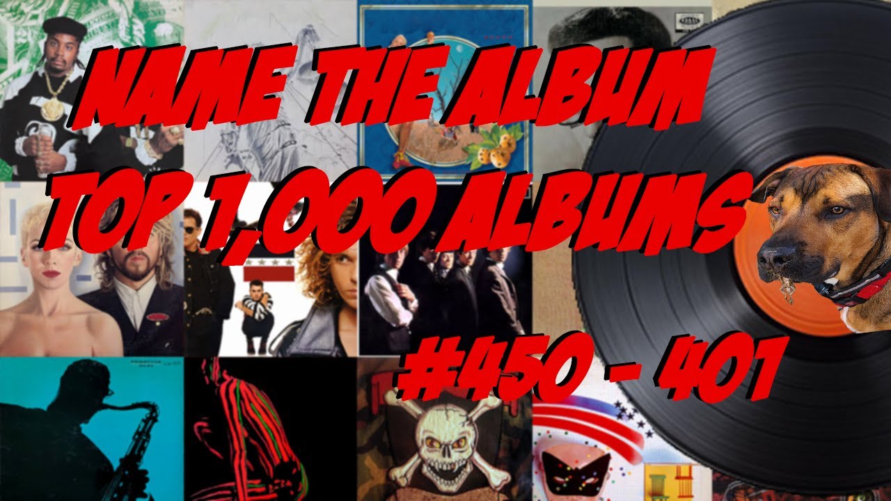 How many of the top 1,000 albums of the 20th Century do you recognize featuring numbers 450-401