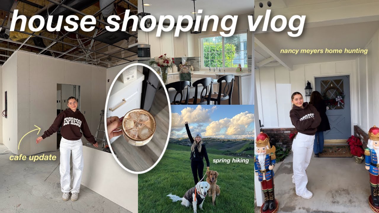 new home diaries 🌟🏡 | touring houses, coffeeshop update, planning