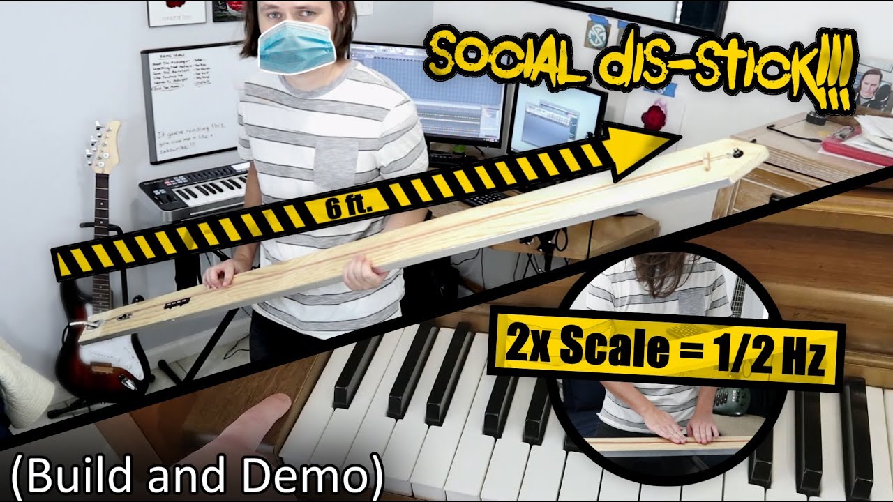 Piano String Djent Stick Build (... and Tone Demo)