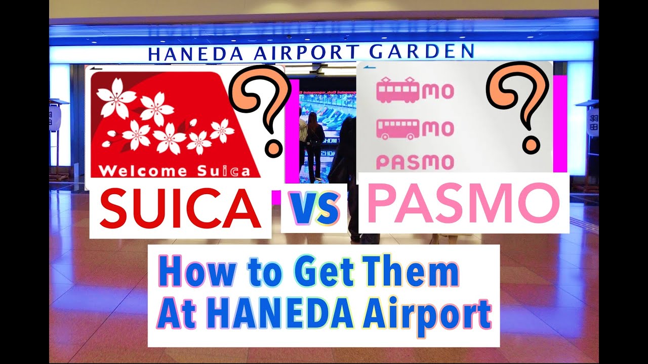 Получите карту Pasmo Card Welcome Suica в Терминале 3 международного аэропорта Ханеда