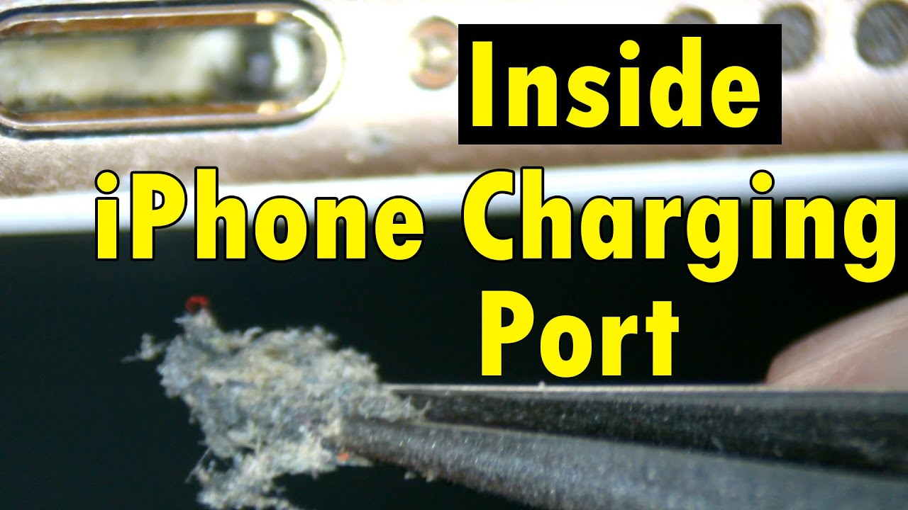 Easy iPhone Charging Port Fix - iPhone 5 6 7 8 X