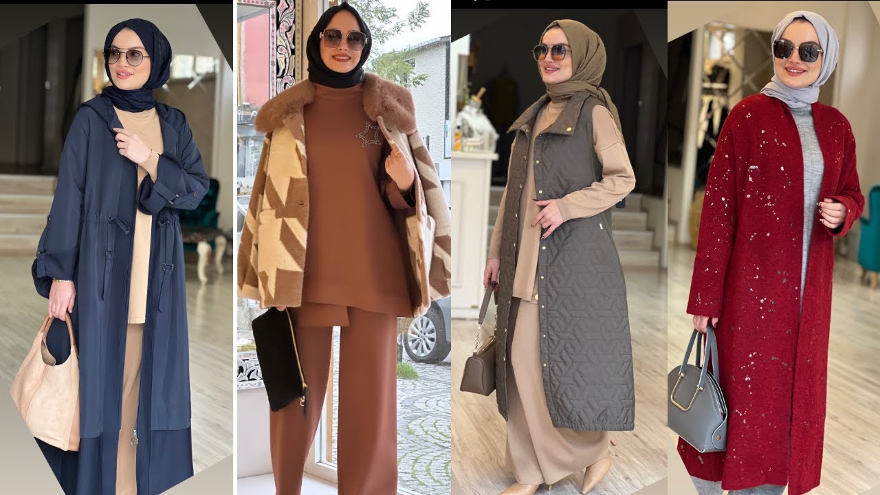 تنسيق ملابس شتوية  للمحجبات 🌩️ موضة 2024🌟modest clothing🌟hijab style 🌟 Hijabi girl 🌟  Culture hijab