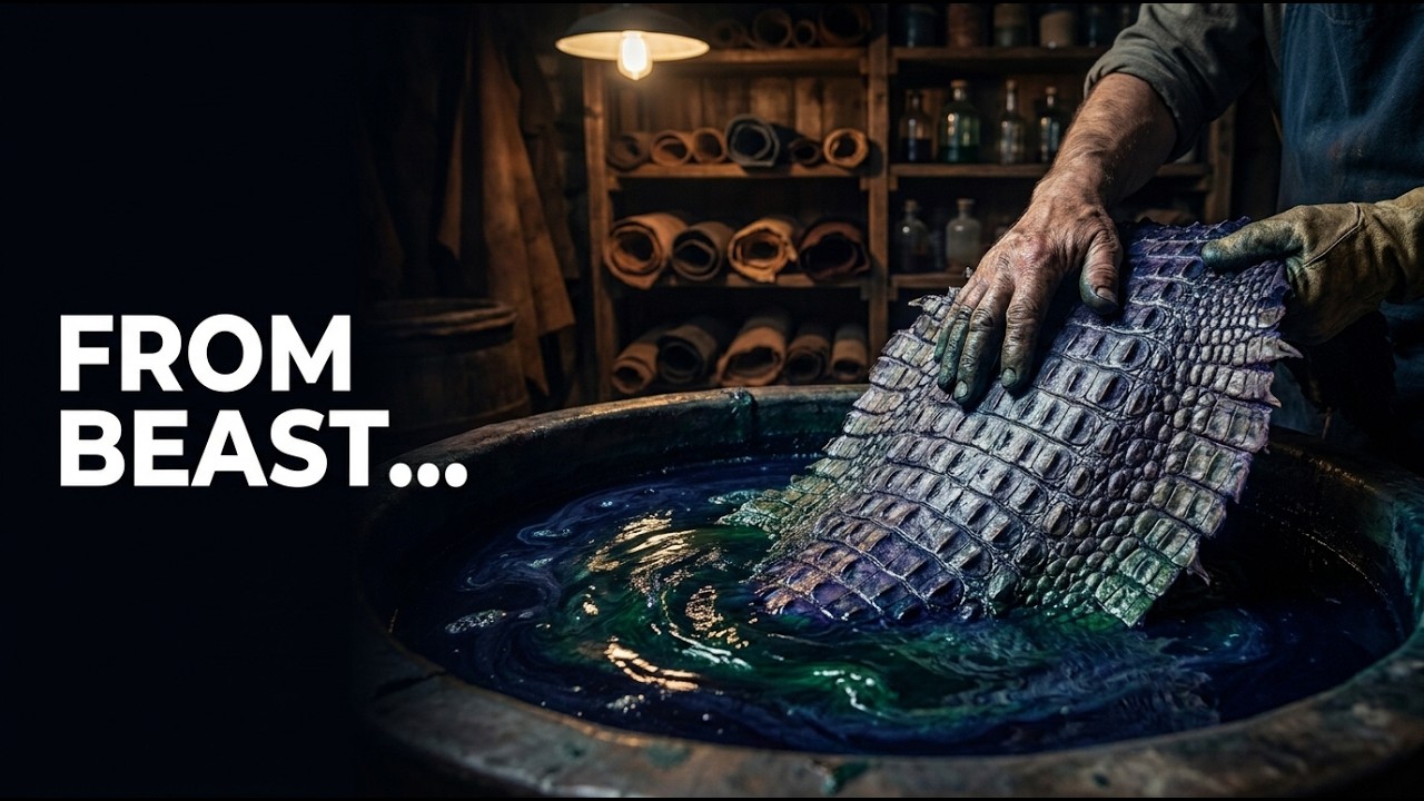 Inside the Exotic Crocodile-Tannery &mdash; Turning Rare Scales Into Luxury Leather Goods