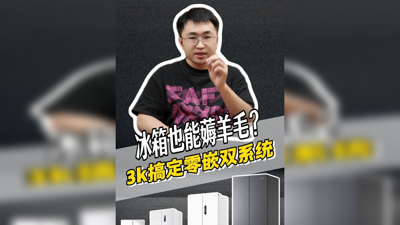 【买前必看】三千就能买到一线大品牌的零嵌双系统冰箱？