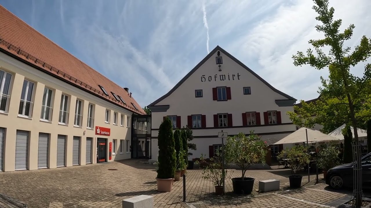 D: Kaisheim. Schwaben. Eindrücke aus der Ortsmitte. August 2025