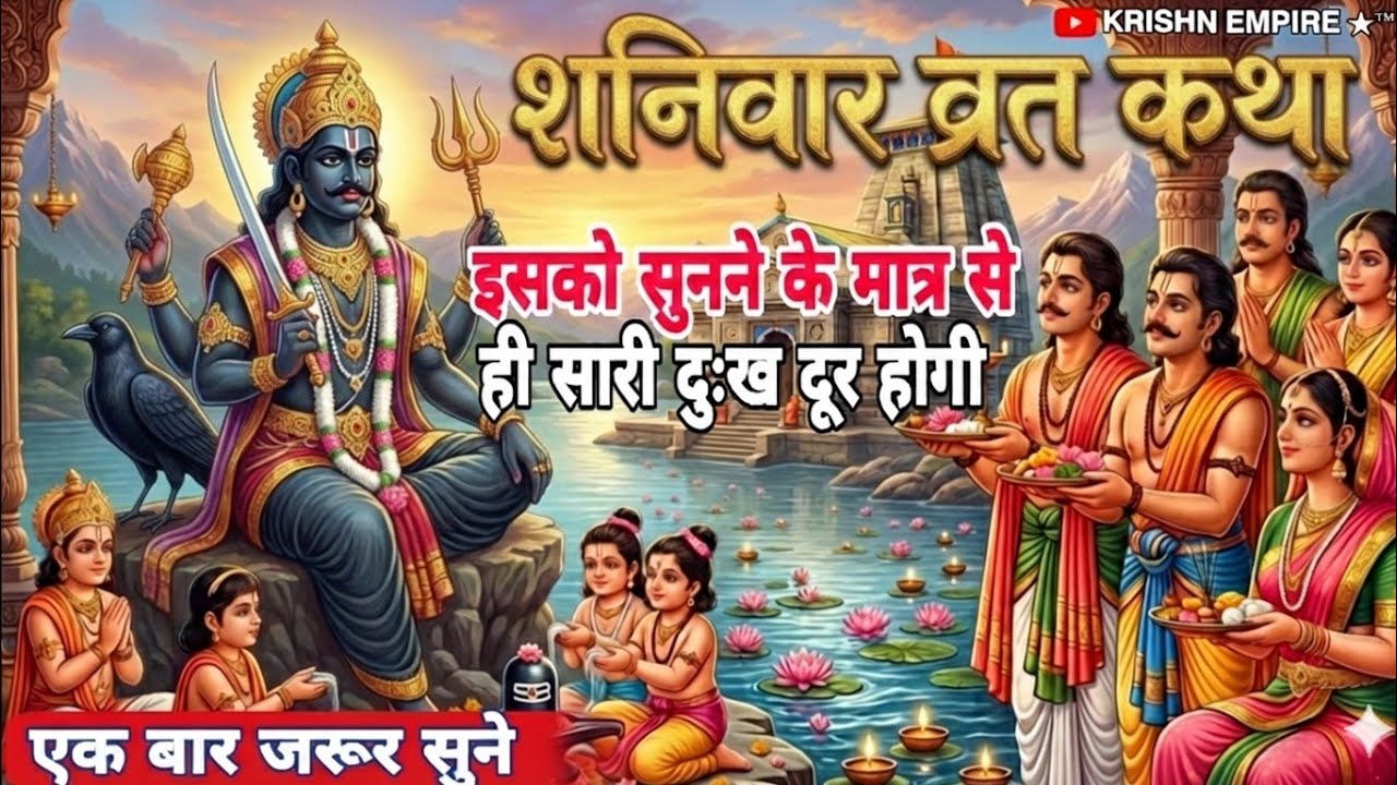 भगवान शनिदेव कथा | शनिवार व्रत कथा | Shani Dev Vrat Katha Hindi | Sani Dev ki kahani #sanidev#शनिदेव