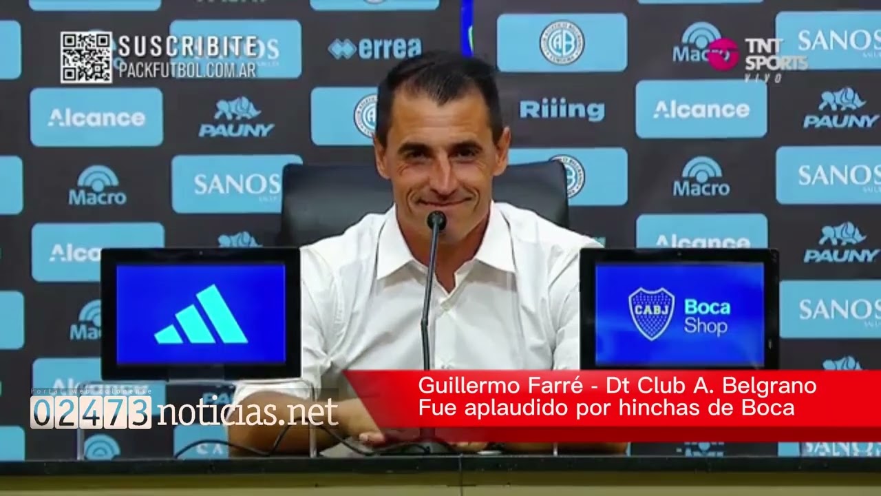 Guillermo Farré,: los aplausos que recibió por parte de los hinchas de Boca