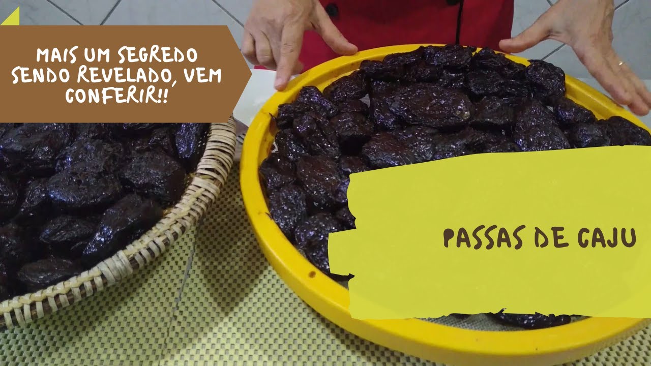 ☑️ COMO FAZER A VERDADEIRA PASSAS DE CAJU?