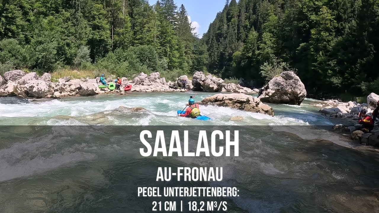 Saalach: Au-Unken | Wildwasser-Kajak | Österreich-Bayern