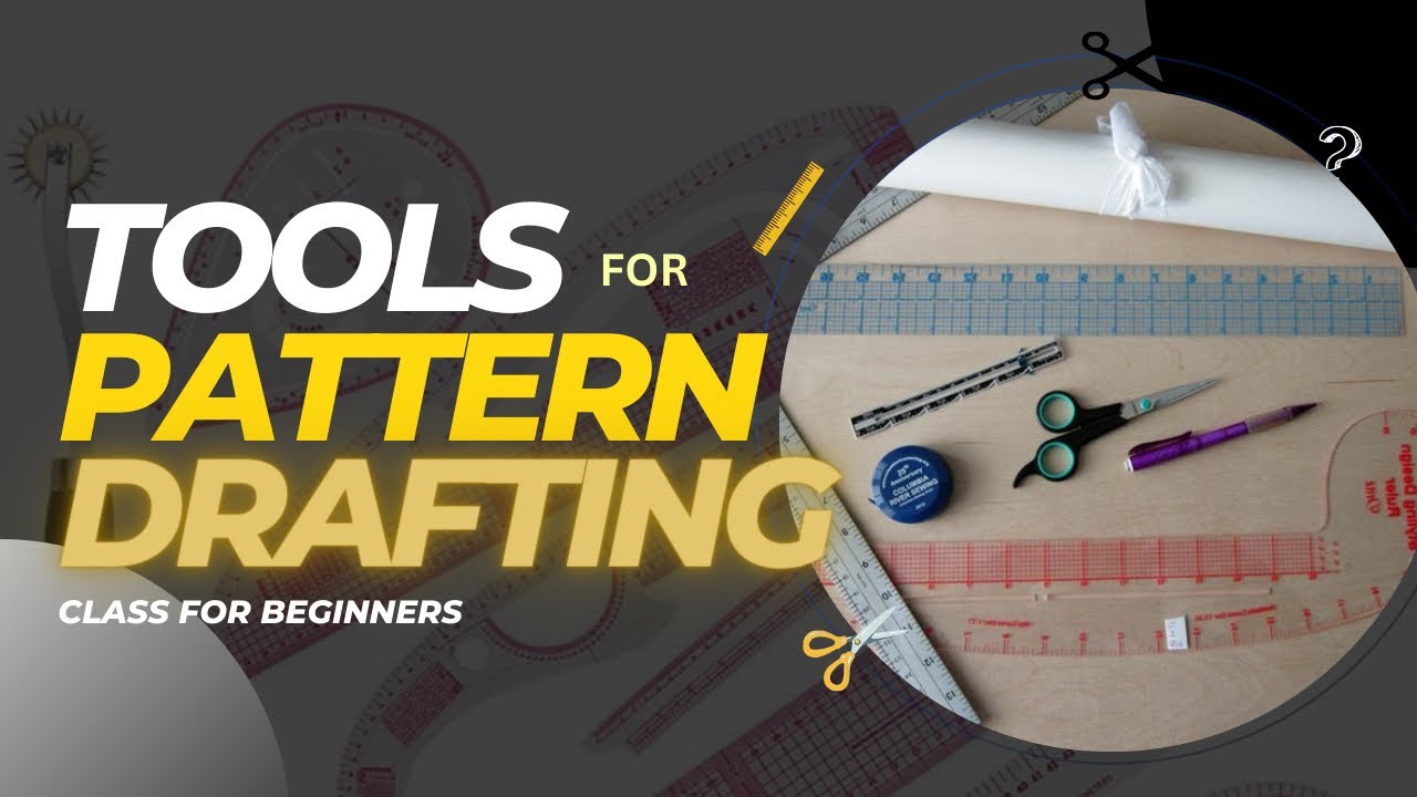 Introduction to beginners pattern drafting tools #cutandsew #sewing #sewingtips #learnsewing