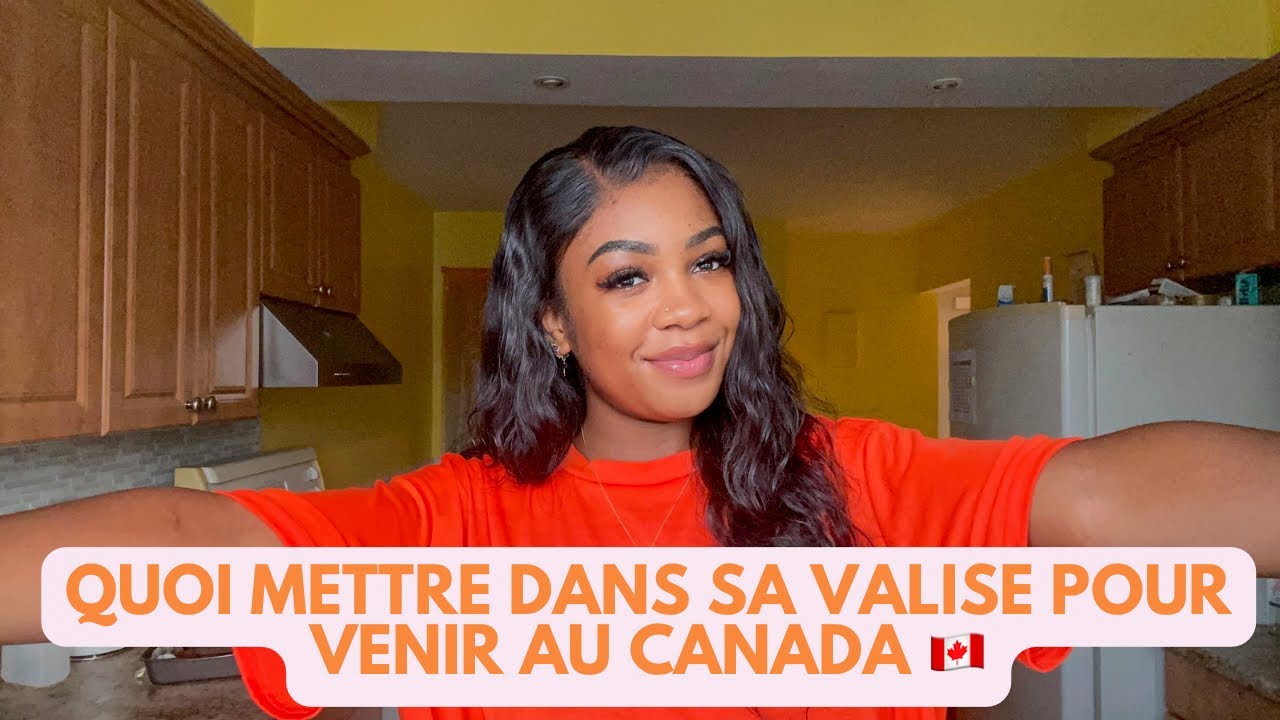 QUOI METTRE DANS SA VALISE POUR VENIR AU CANADA || CANDLE SISTERS