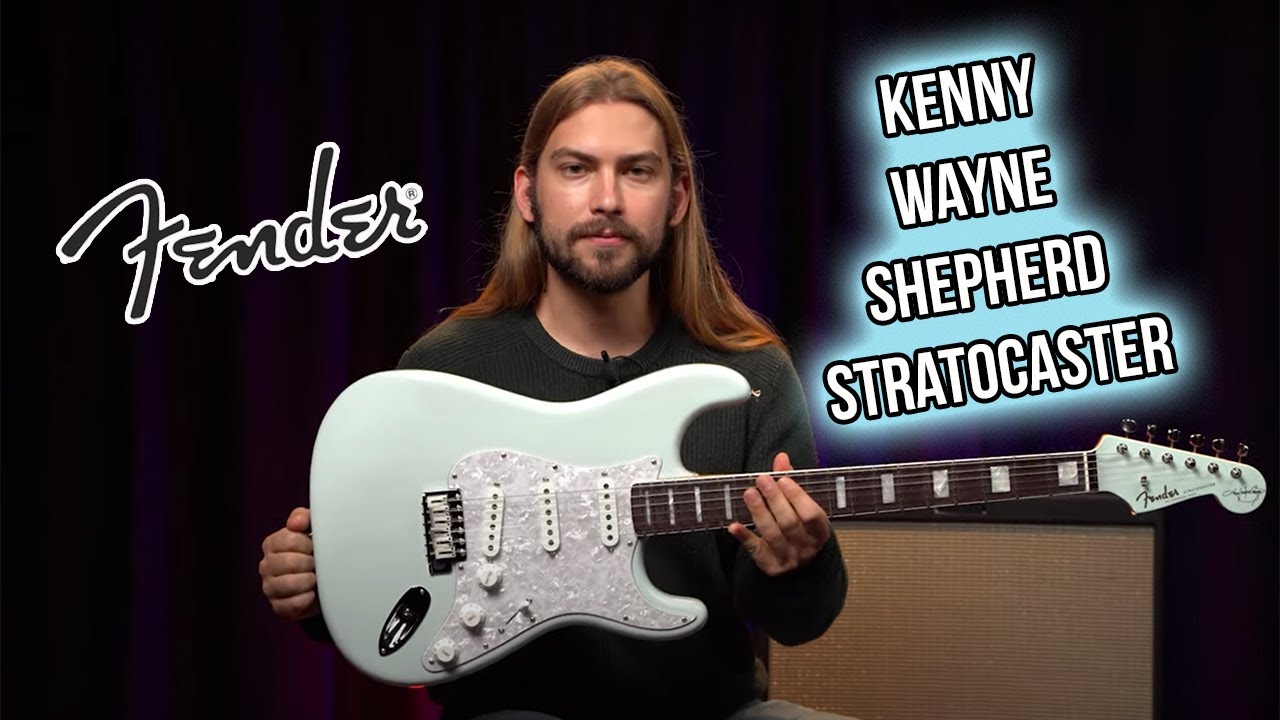 Fender Kenny Wayne Shepherd Signature Stratocaster | Машина блюза Sonic Blue