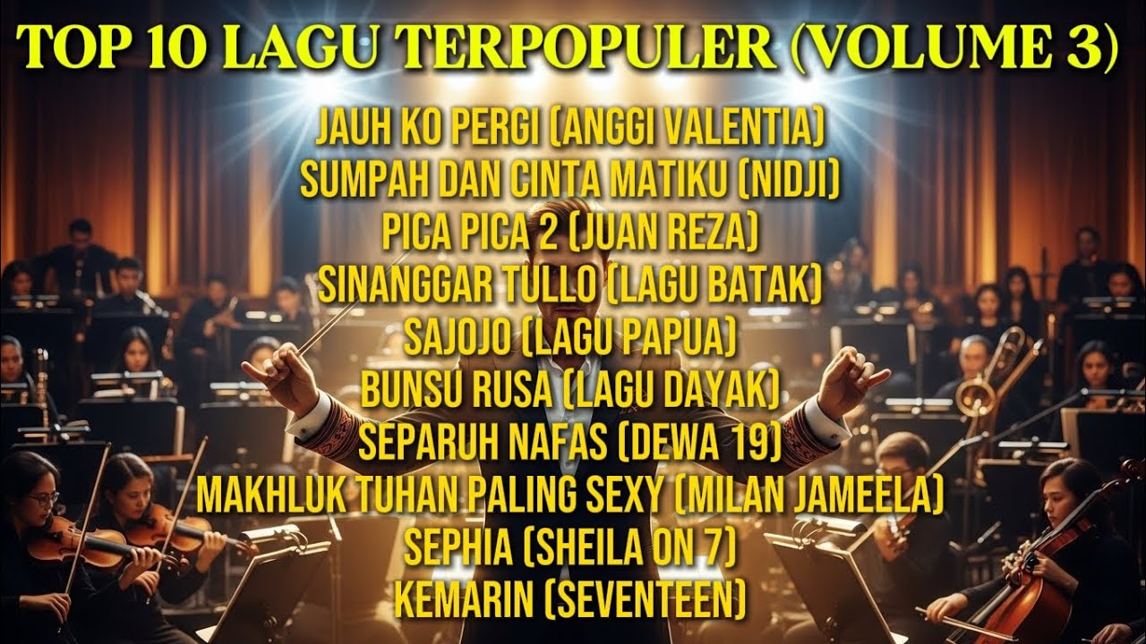 TOP 10 Lagu Terpopuler Vol. 3 | Epic Ethnic Orchestra Cover | Indonesian Hits | Serius ini Keren!