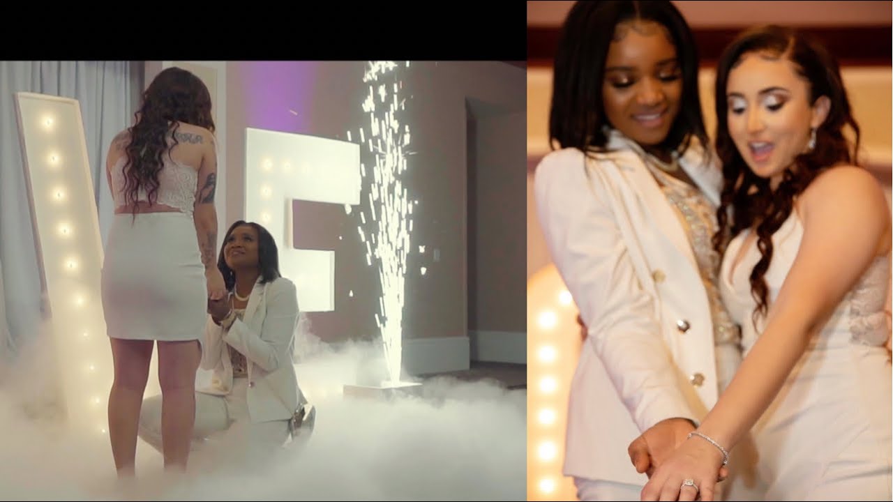 Men Video Fête kayla a | Mwen mande Kayla Mariage 💍 | Nou Fiancé | LGBTQ 🏳️‍🌈 | Eliante&Kayla