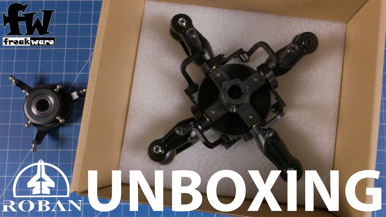 Unboxing Roban 4 Blatt Rotorkopf 12mm V2