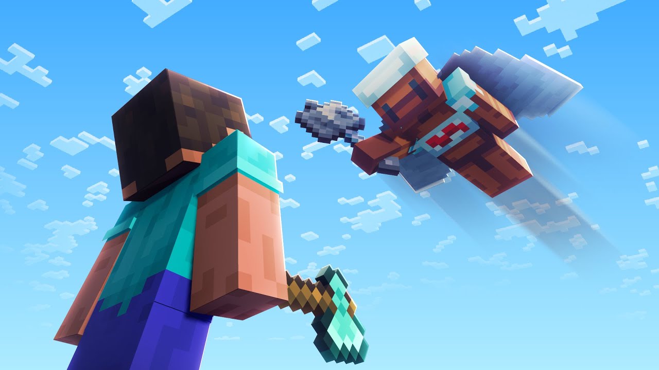 Как я освоил PvP с булавой в Minecraft...