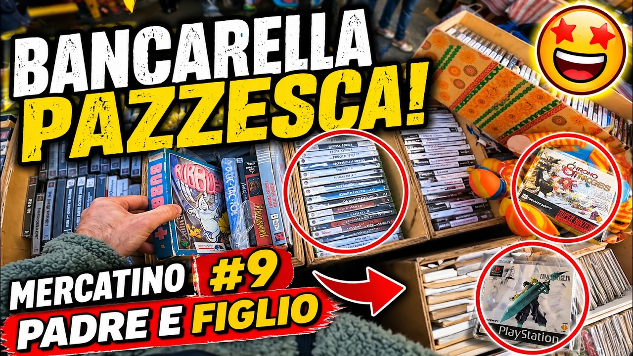 Al Mercatino dell'usato, tra padri, figli e retrogames, con ManuTheDeath - EP9