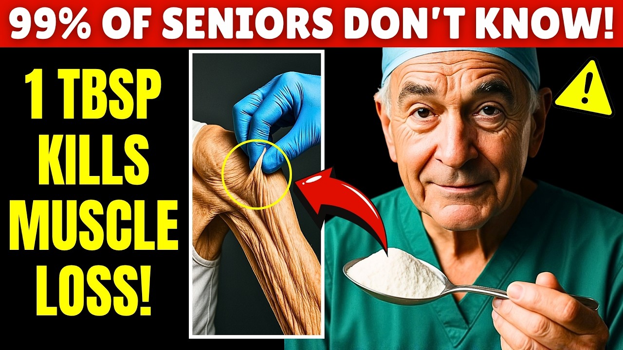 SENIORS: Regain Muscle And Defeat Sarcopenia With JUST One Nutrient Food | Senior Health Tips