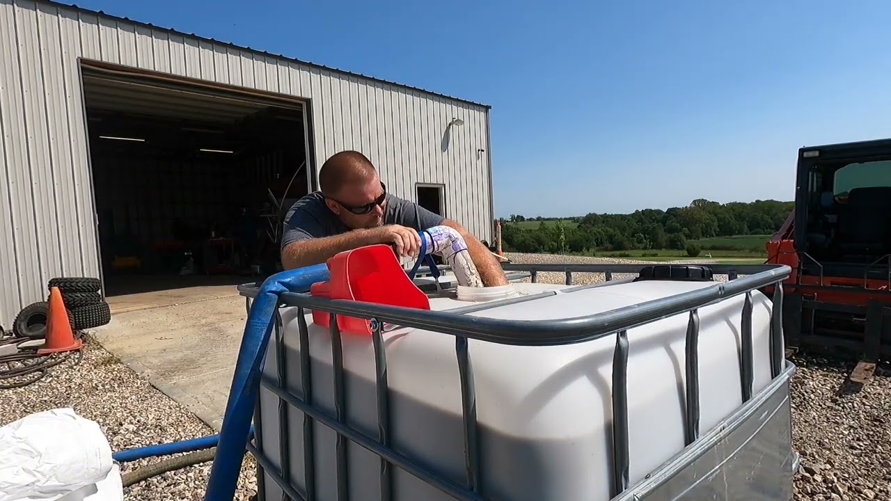 Making a Bentonite Slurry to try and repair a leaking pond