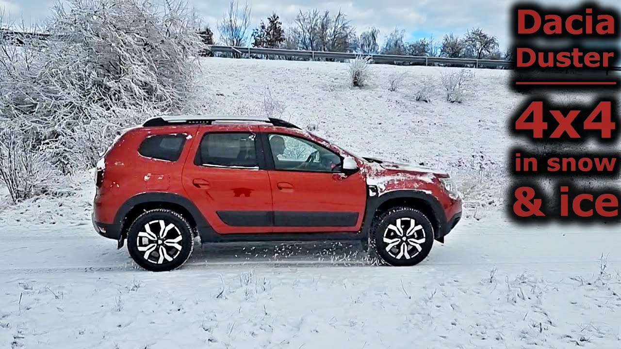 2021 Dacia Duster 4x4 (facelift) | how 4x4 works in snow