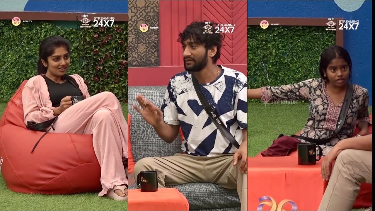 Bigg Boss Kannada 12 Promo :  ಕಾವ್ಯ ಗಿಲ್ಲಿ ರಕ್ಷಿತಾ ಶೆಟ್ಟಿ 🙈👀 ಏನ್ರೀ ಏನ್ರೀ ಇದು 😜🫣 ಸ್ನೇಹ ಪ್ರೀತಿ 👌 ❤️