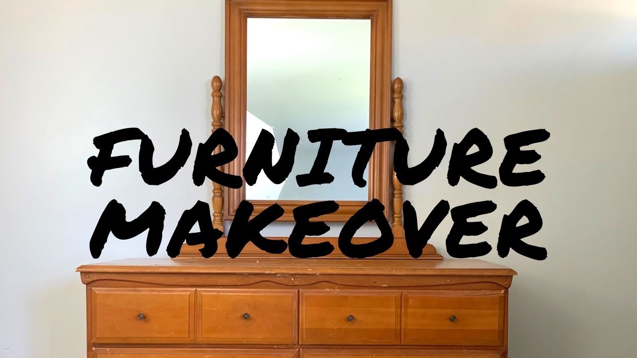 Furniture Makeover | Dixie Belle Chalk Mineral Paint | Flipping an Old Dresser/Mirror set