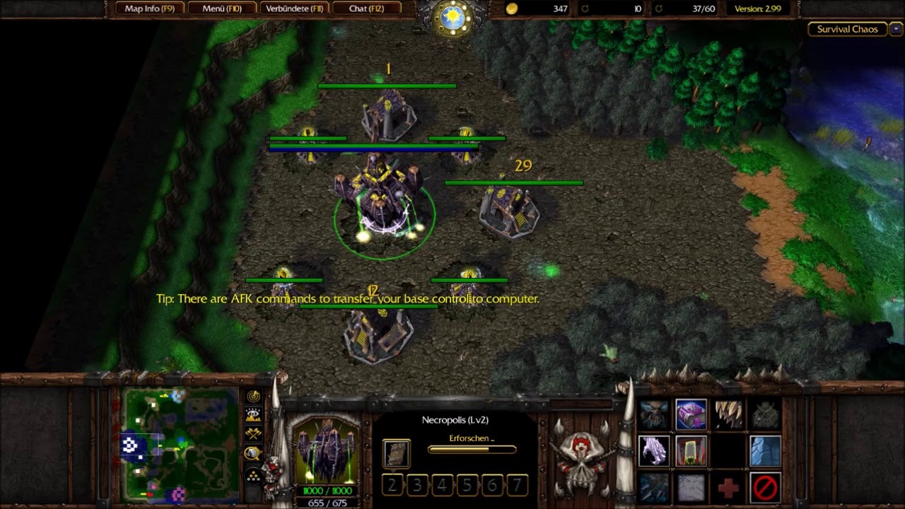 WC 3 Survival Chaos #2 Undead Weakness ?