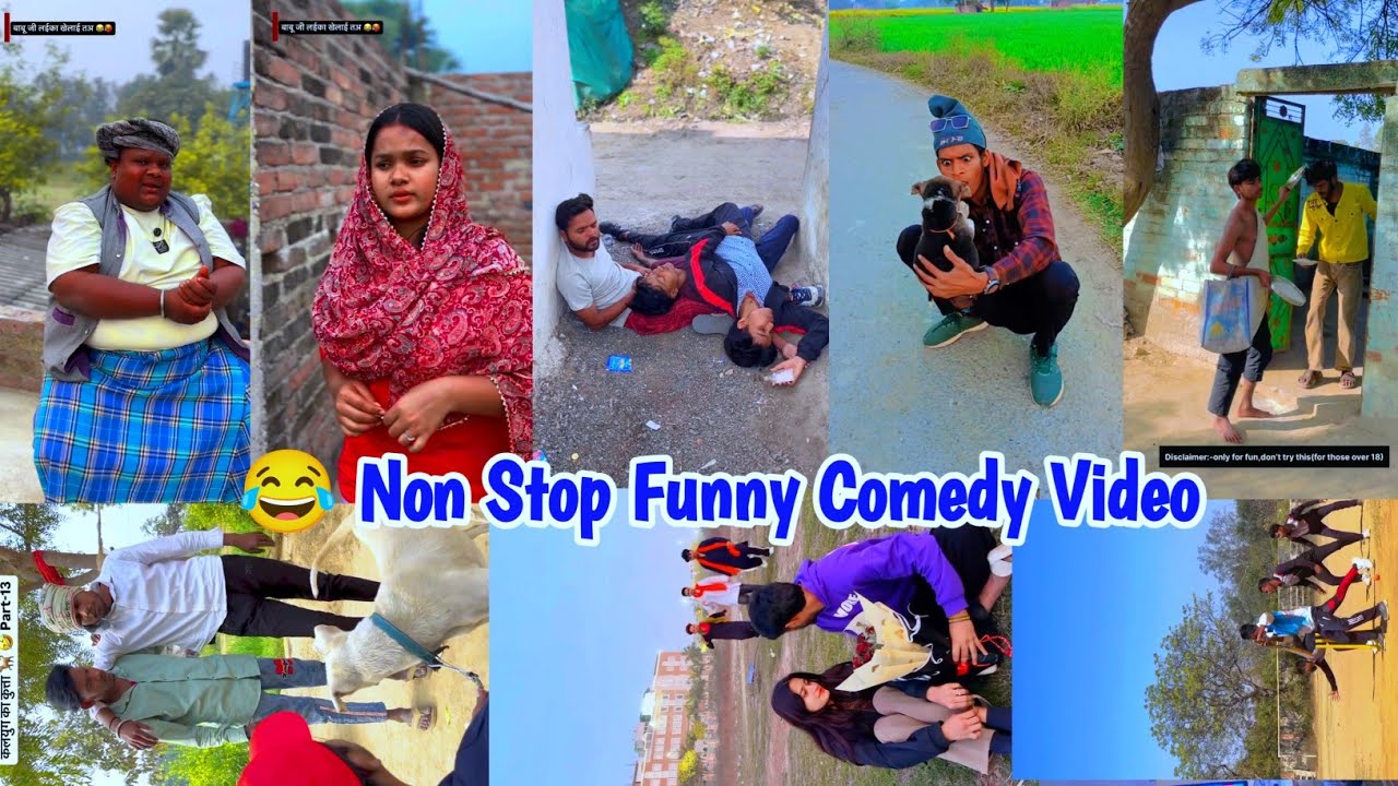 😂 Non Stop Funny Comedy Video | You will get stomach ache from laughing | Full Desi Comedy 🤣 | Viral 2026
