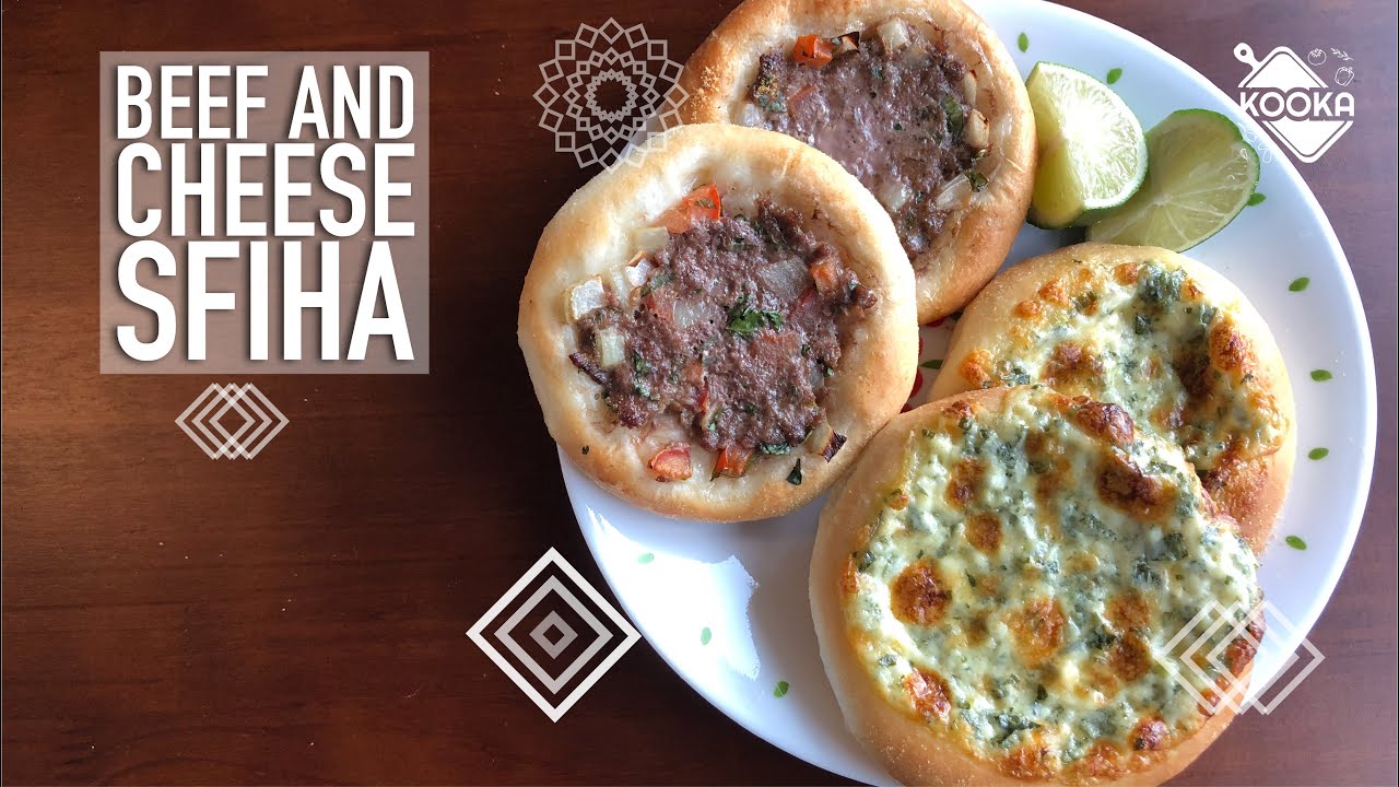 GROUND BEEF AND CHEESE SFIHA (ESFIHA DE CARNE E QUEIJO)