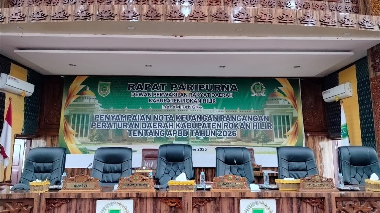 Penyampaian Nota Keuangan Rancangan Peraturan Daerah Kabupaten Rokan Hilir Tentang APBD 2026