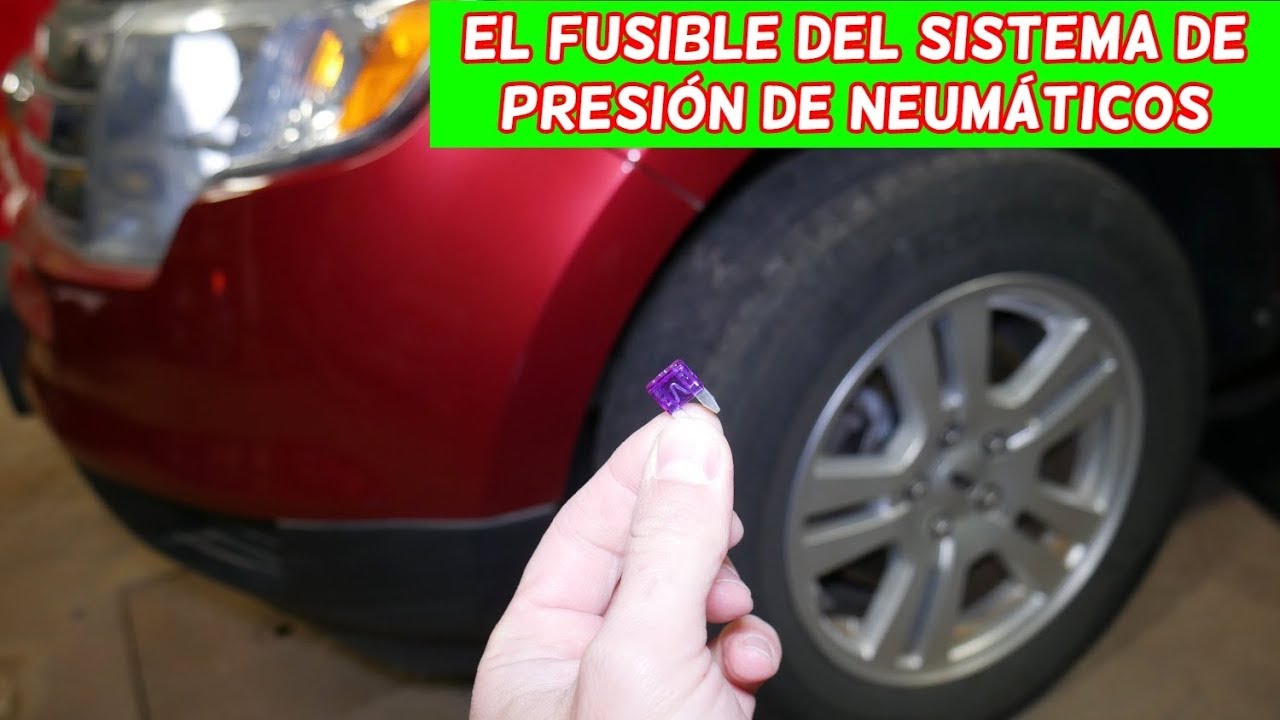 DÓNDE ESTÁ EL FUSIBLE DEL SISTEMA DE PRESIÓN DE NEUMÁTICOS EN FORD EDGE