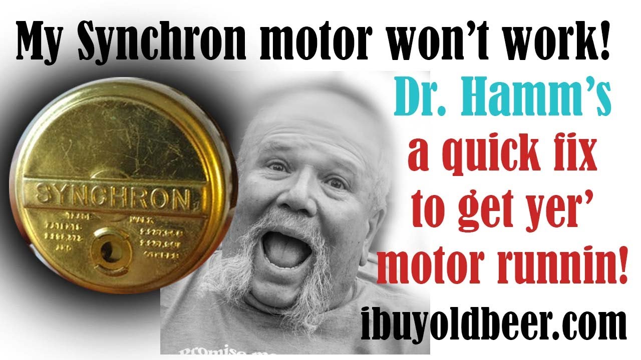Synchron/Electric motor FIX-try THIS before buying a new motor for your Hamm's motion sign
