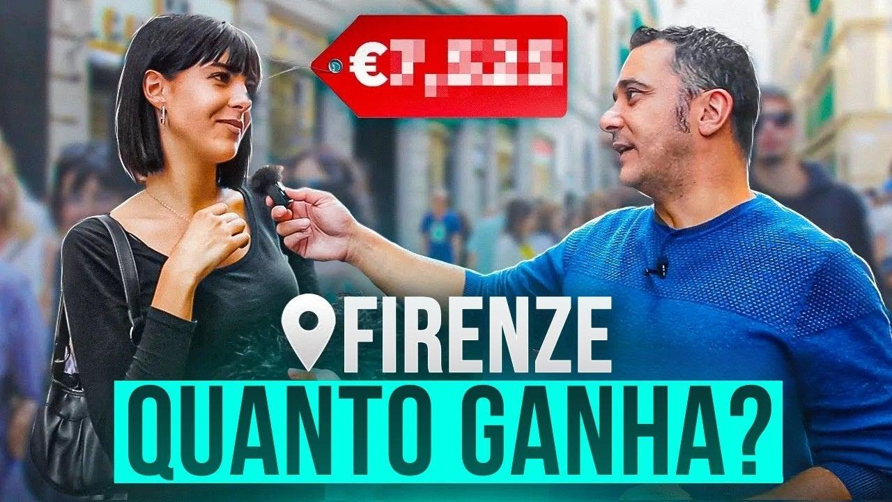 Quanto ganham os italianos? (Florença)