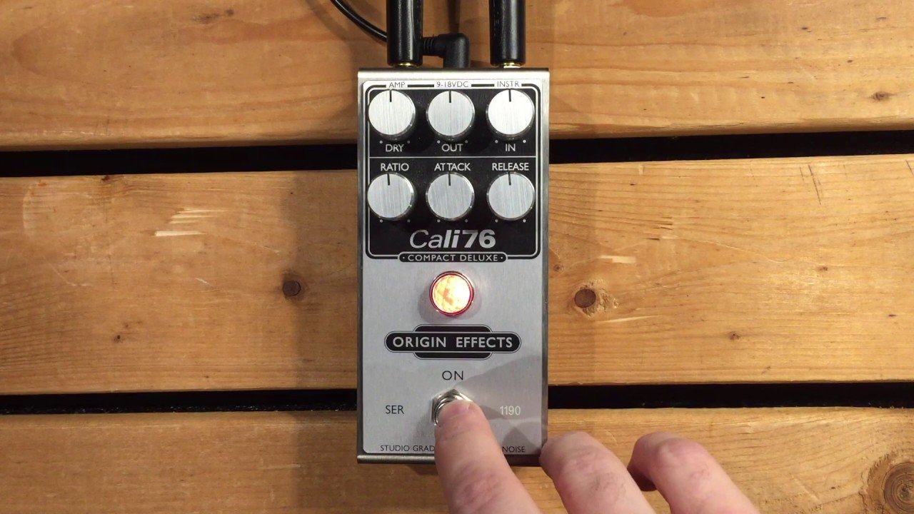 5 Minutes with the Origin Effects Cali 76 Compact Deluxe -- Pedal Demo
