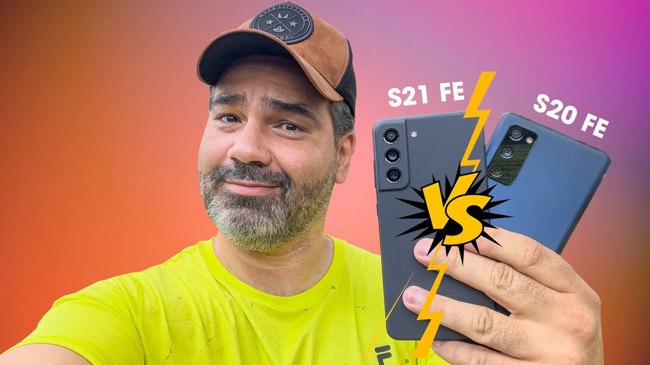 SAMSUNG GALAXY S20 FE VS GALAXY S21 FE - OLHA AI PESSOAL!
