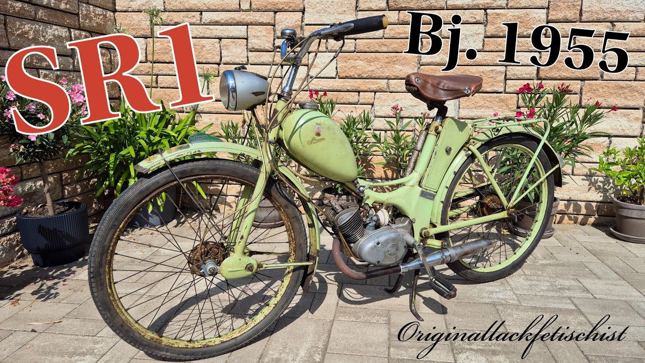 Originallackfetischist - Simson SR1 Baujahr 1955 Lindgrün