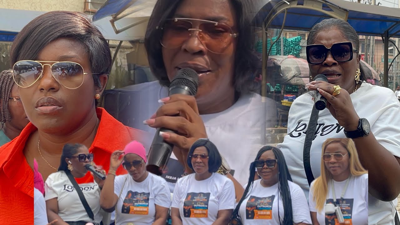 Абиола Адебайо, Бимбо Томас и Кеми Кореде чествуют Фейтию Уильямс на благотворительном мероприяти...