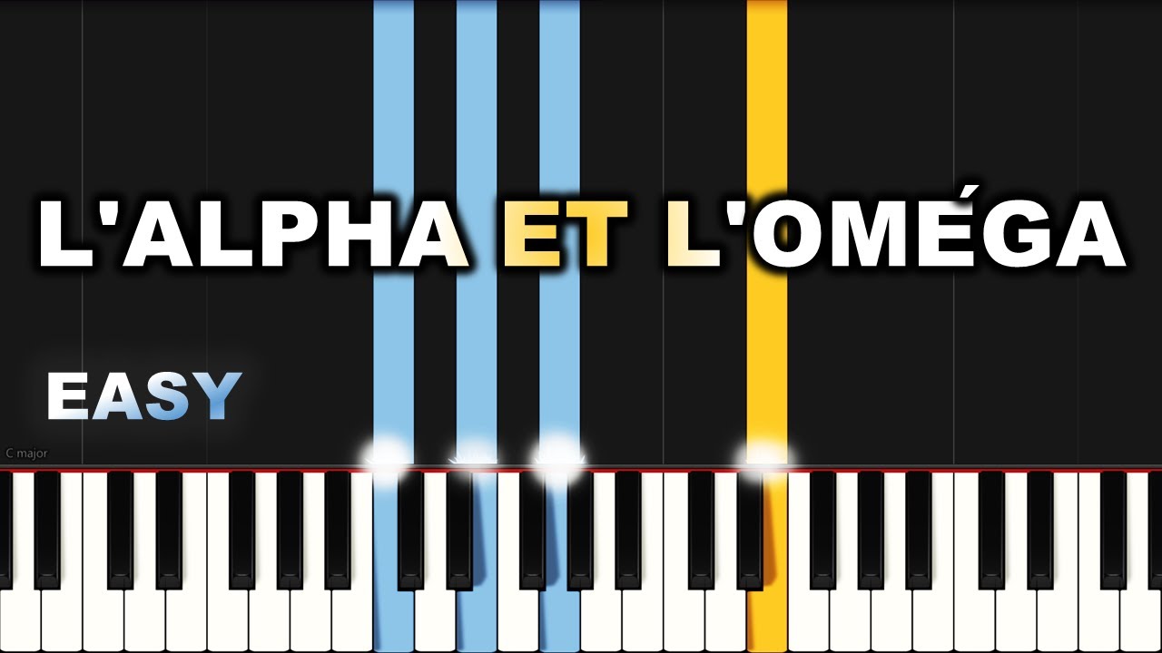Tu Es l'Alpha Et l'Oméga | EASY PIANO TUTORIAL BY Extreme Midi
