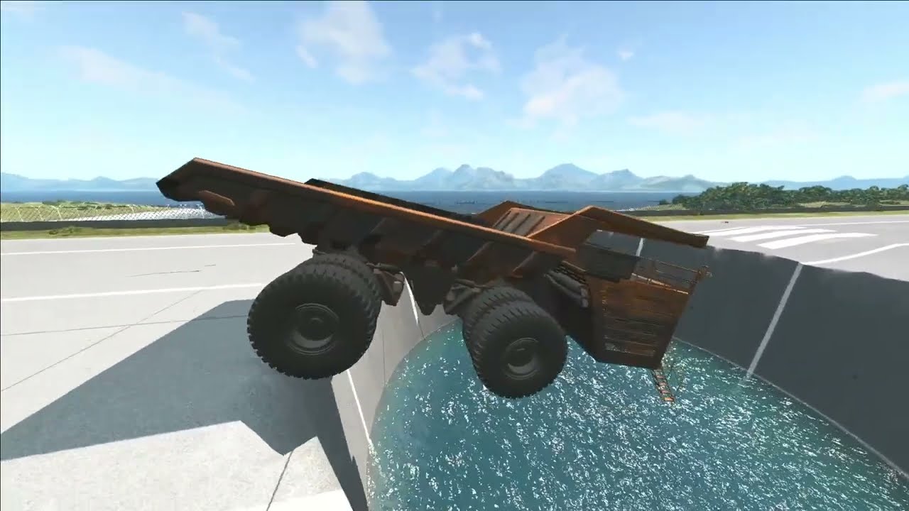 Car & Truck VS Giant Pit [Part:-1] | Beamng.drive |  Super hit gaming live