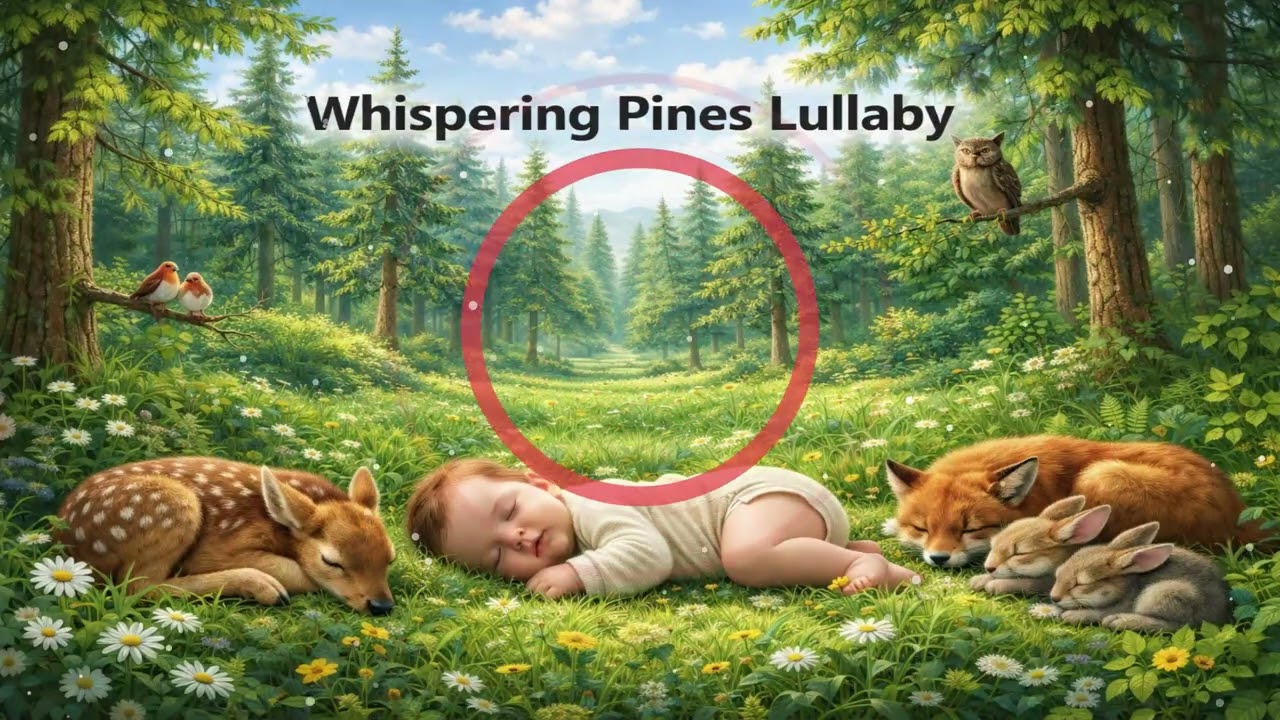 Whispering Pines Lullaby.  lullabies to put babies to sleep.