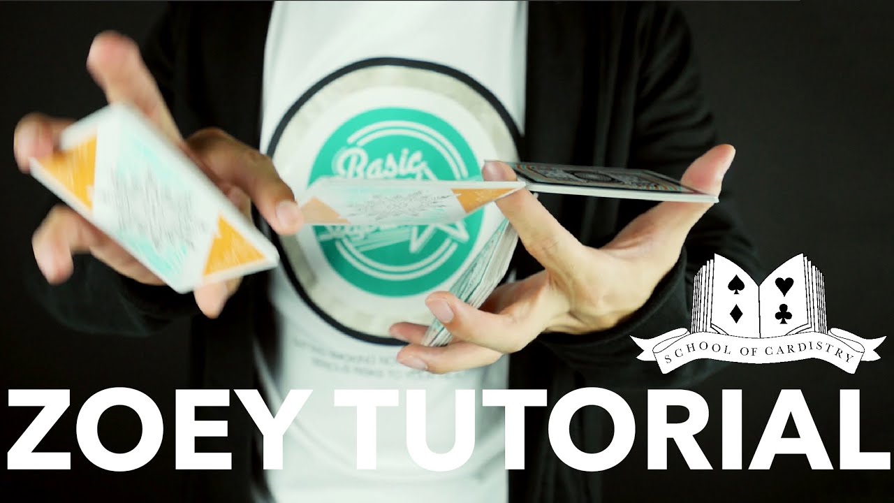 Cardistry for Beginners: Two-handed Cut - Zoey Tutorial