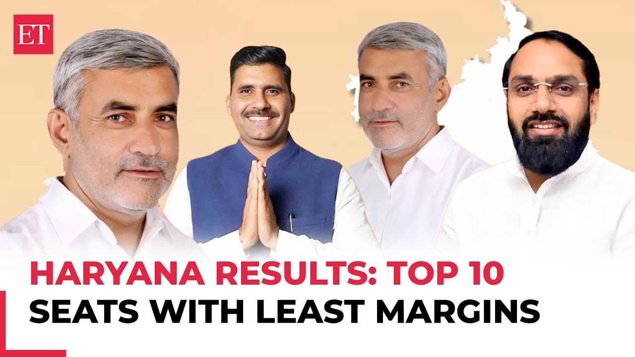 Haryana Results 2024: Top 10 seats with the least margins; Uchana Kalan tops with 32 votes