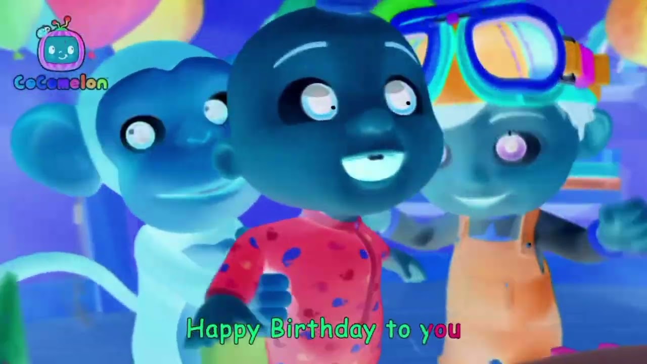 Cocomelon says Happy Birthday to you/voice pitch effects 